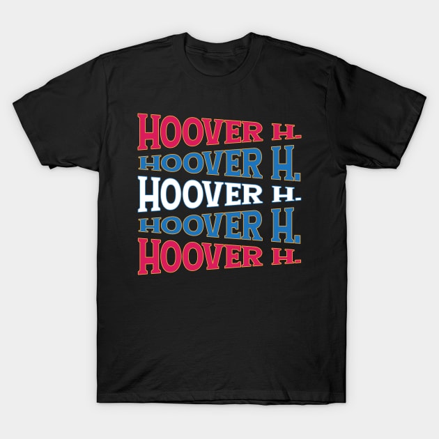 NATIONAL TEXT ART USA HOOVER T-Shirt by LAVA-ROMA-NOVA